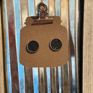 Black sparkle Earrings